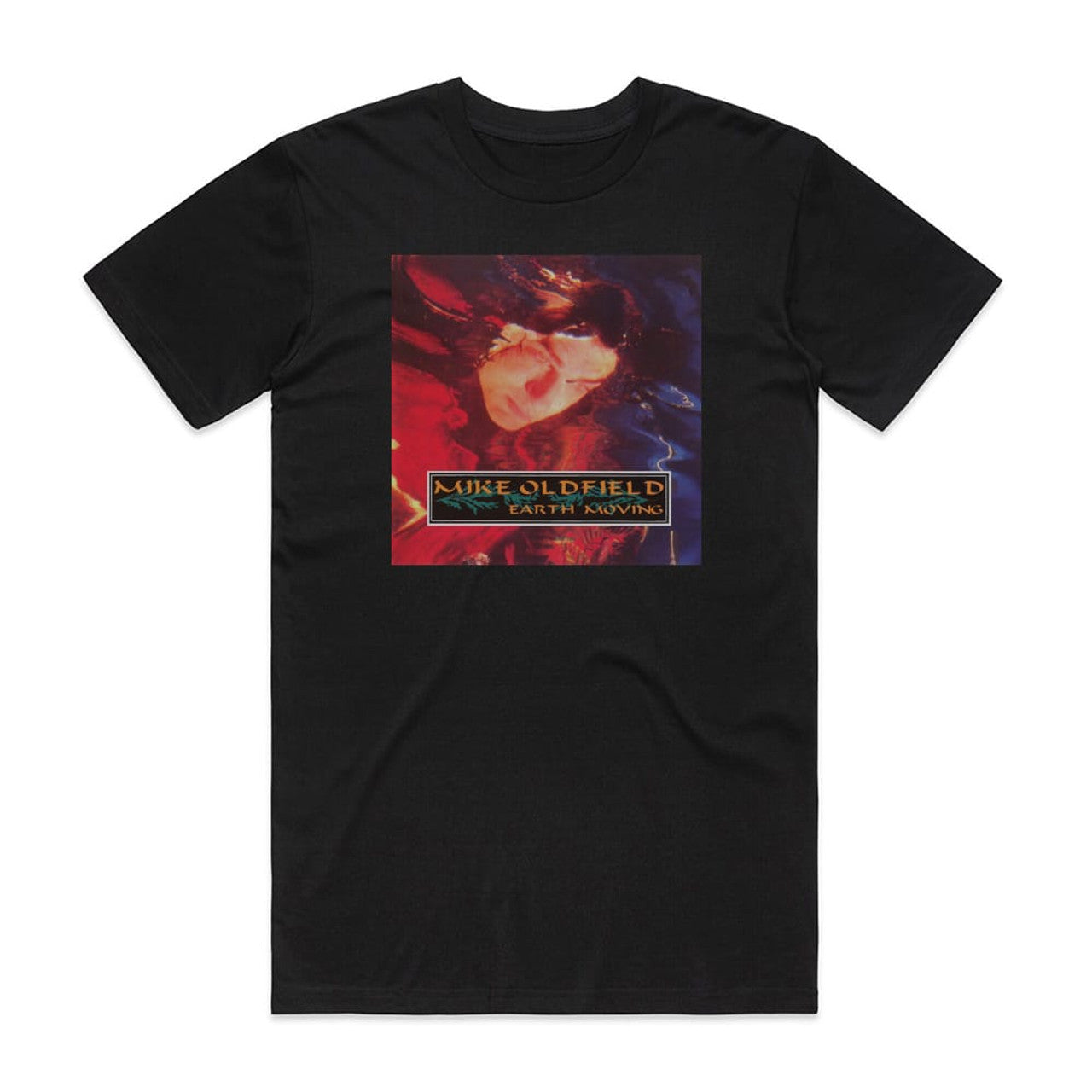 Mike Oldfield Earth Moving T-Shirt Black