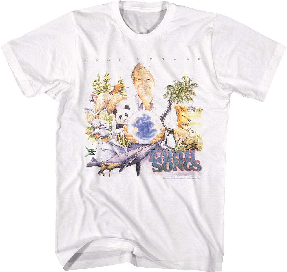 Earth Songs John Denver T-Shirt