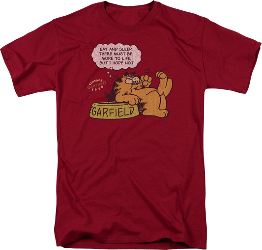 Eat And Sleep Garfield T-Shirt