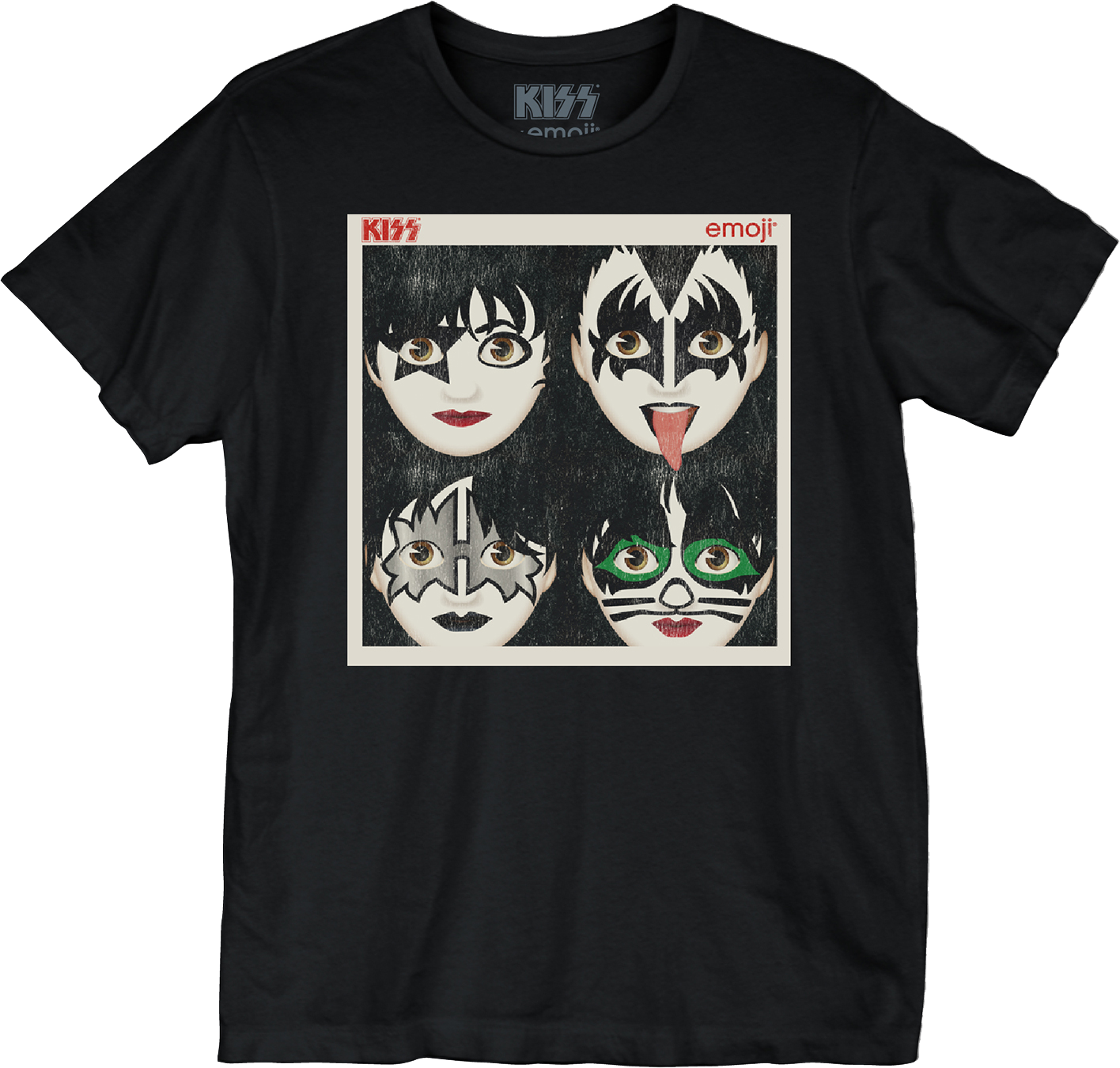 Emoji Faces KISS T-Shirt