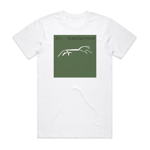 XTC English Settlement Album Cover T-Shirt White