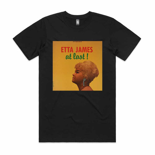 Etta James At Last Album Cover T-Shirt Black