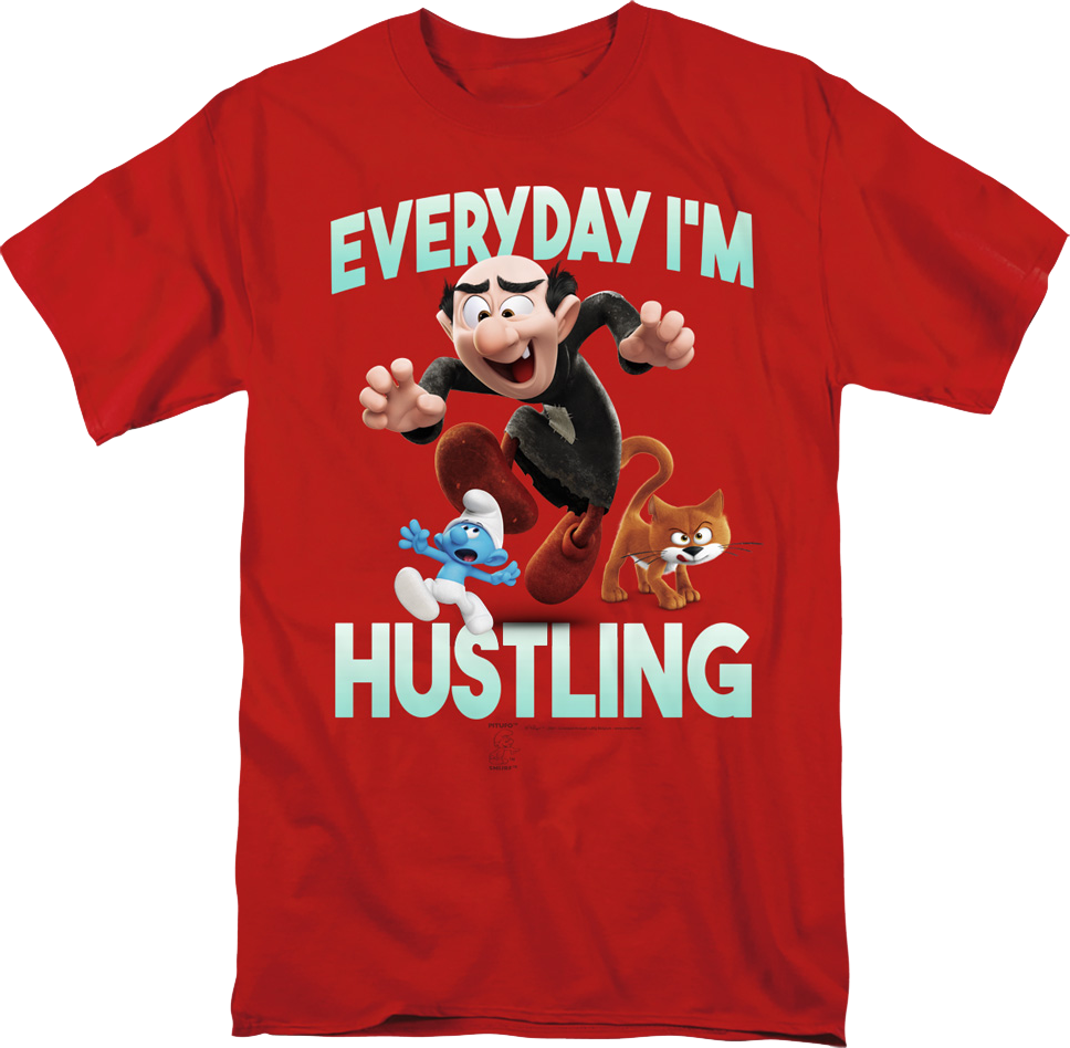 Everyday I'm Hustling Smurfs T-Shirt