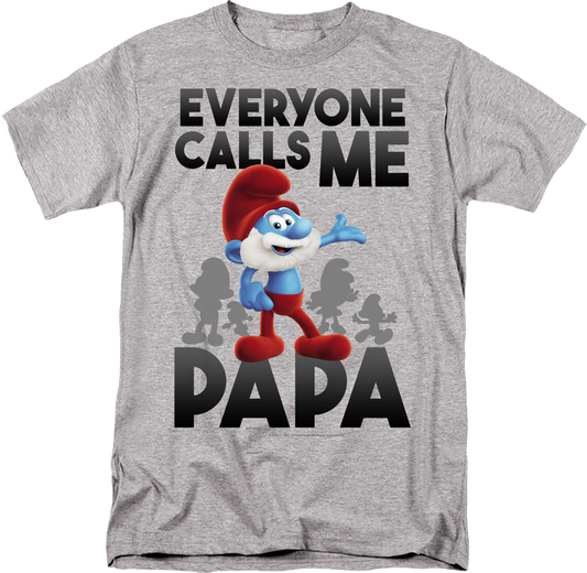 Everyone Calls Me Papa Smurfs T-Shirt