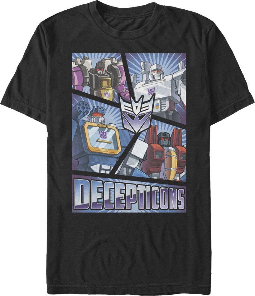 Evil Decepticons Transformers T-Shirt