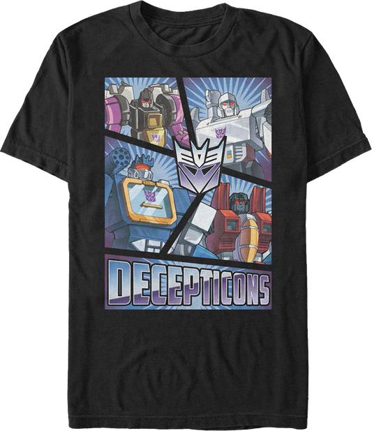 Evil Decepticons Transformers T-Shirt