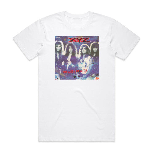 XYZ Face Down In The Gutter Album Cover T-Shirt White