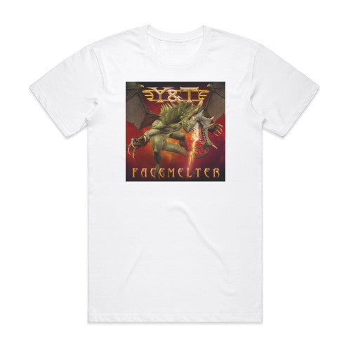 Y and T Facemelter Album Cover T-Shirt White