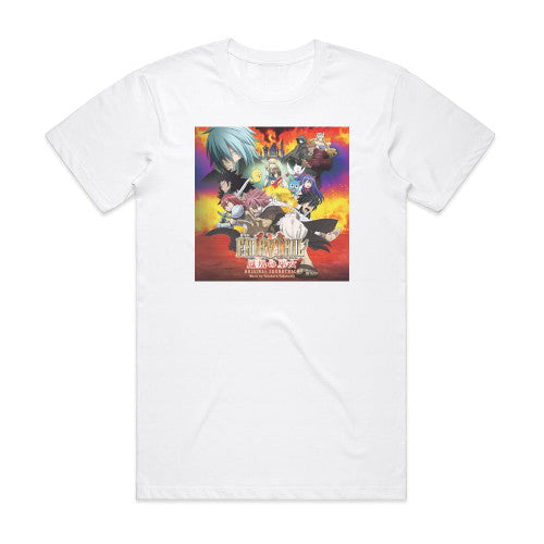 Yasuharu Takanashi Fairy Tail  Album Cover T-Shirt White