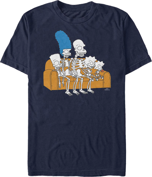 Family Skeletons The Simpsons T-Shirt