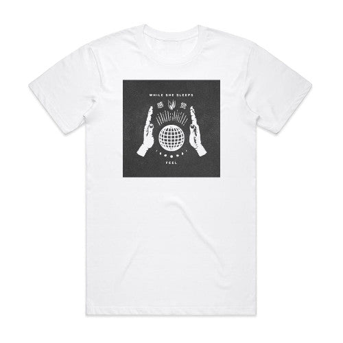 While She Sleeps Feel Album Cover T-Shirt White