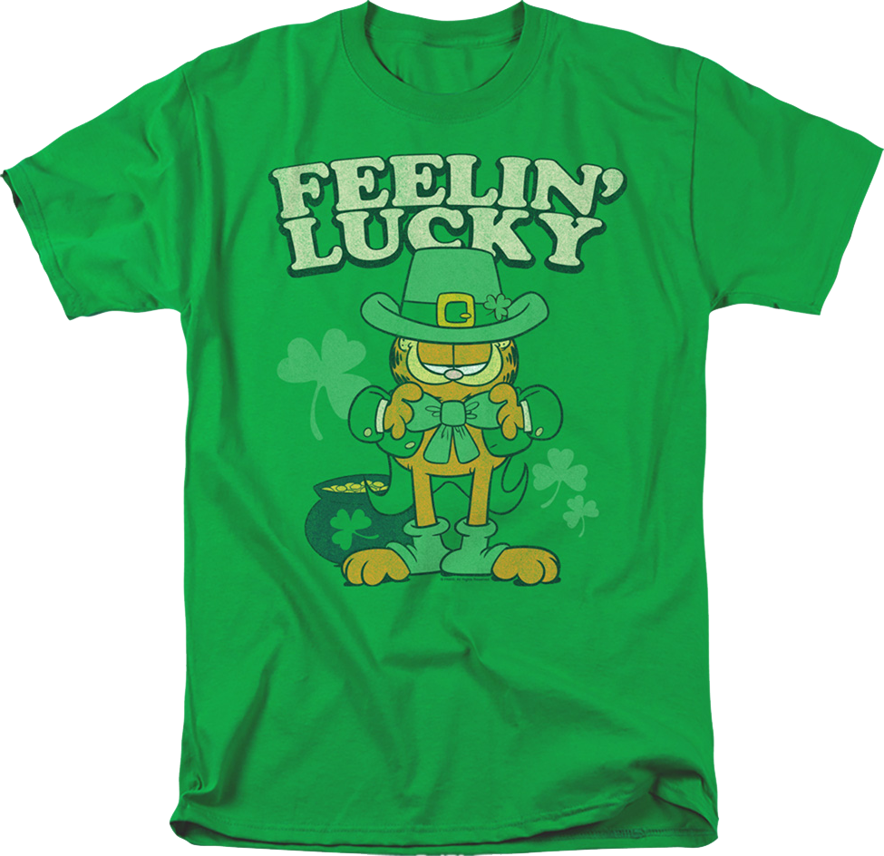 Feelin' Lucky Garfield T-Shirt