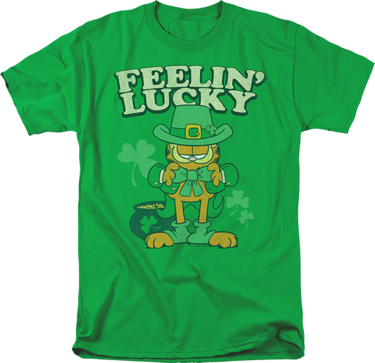 Feelin' Lucky Garfield T-Shirt