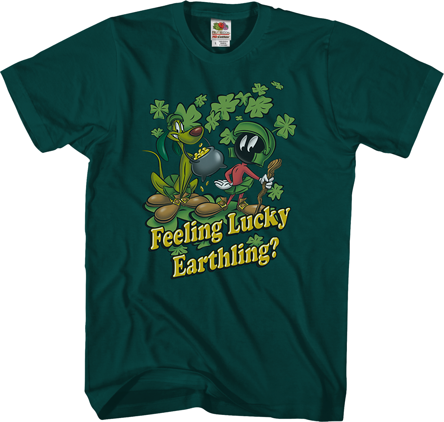 Feeling Lucky Earthling Looney Tunes T-Shirt