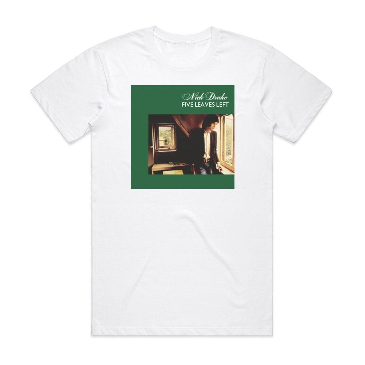 Nick Drake Five Leaves Left T-Shirt White