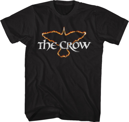 Flaming Logo The Crow T-Shirt