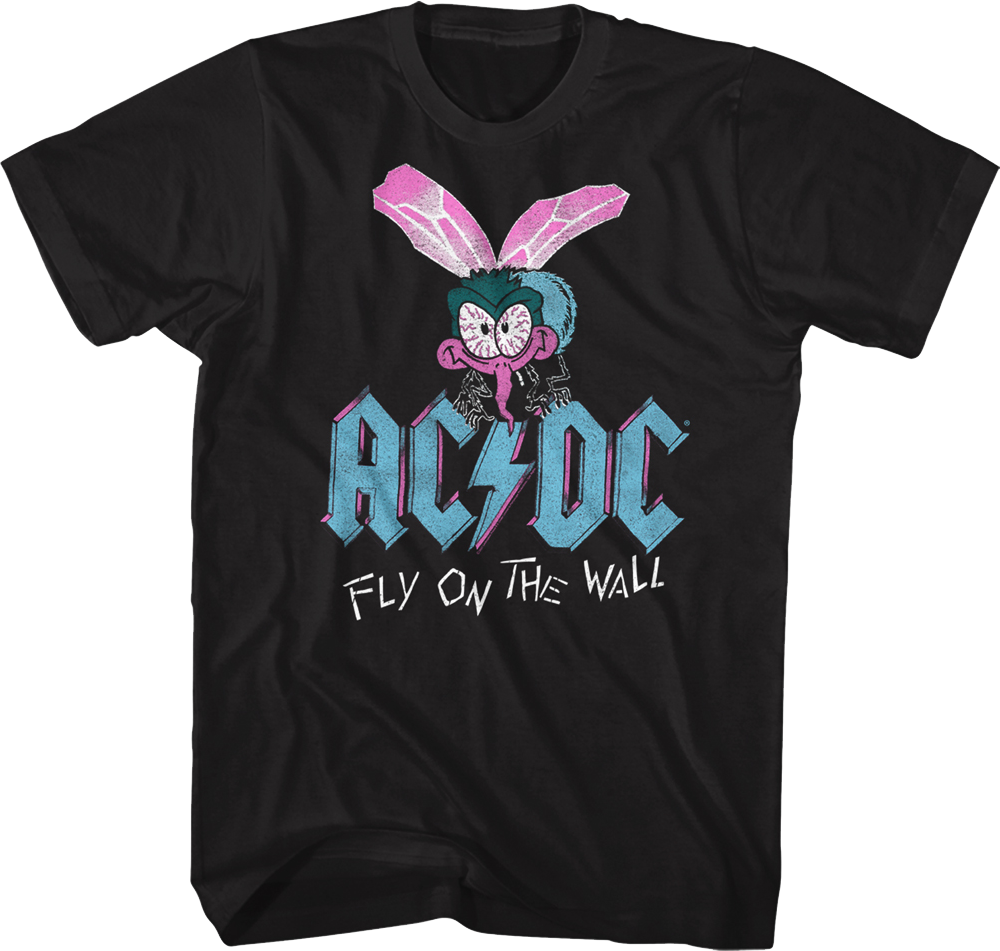 Fly On The Wall European Tour 1986 ACDC Shirt