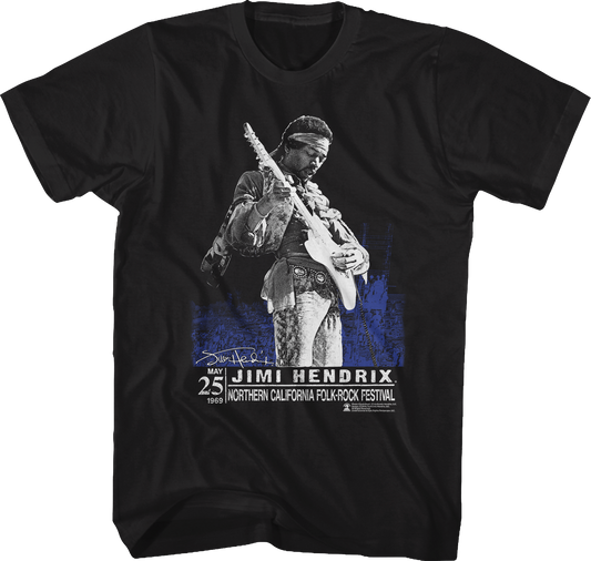 Folk-Rock Festival Jimi Hendrix T-Shirt