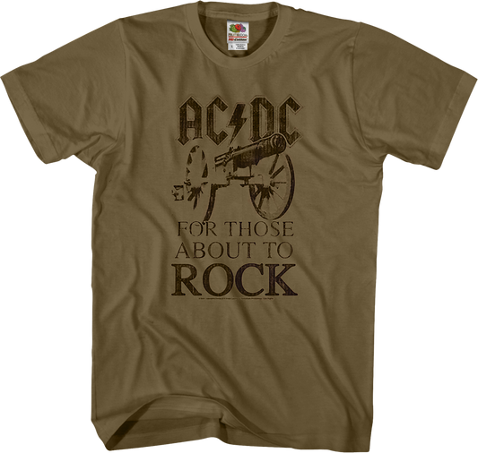 For Those About To Rock ACDC Shirt