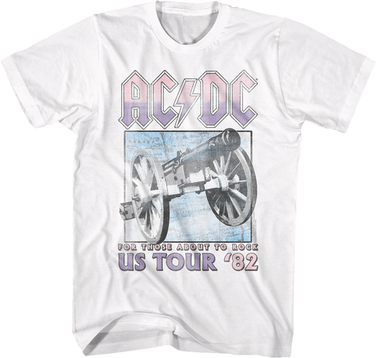 For Those About To Rock US Tour '82 ACDC Shirt