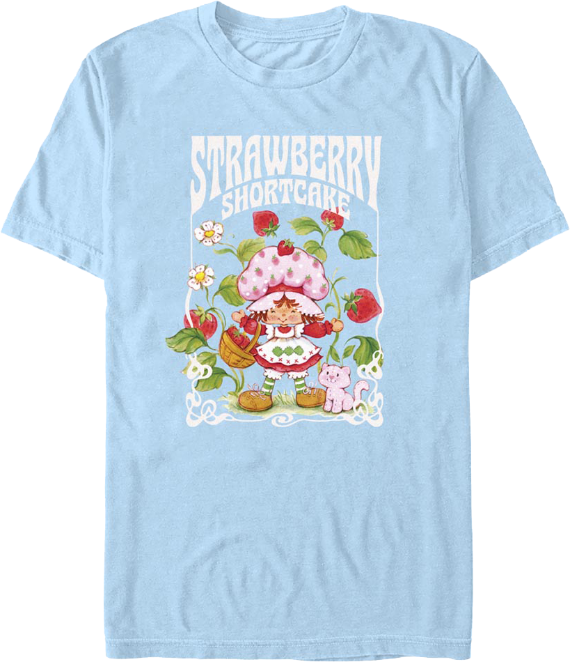 Garden Photo Strawberry Shortcake T-Shirt