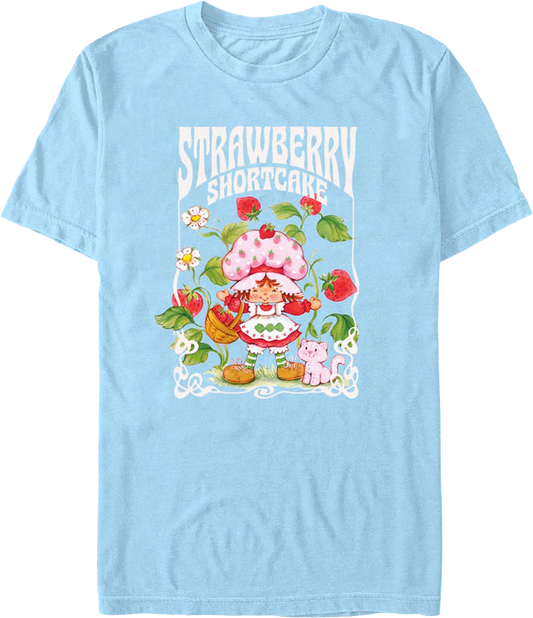 Garden Photo Strawberry Shortcake T-Shirt