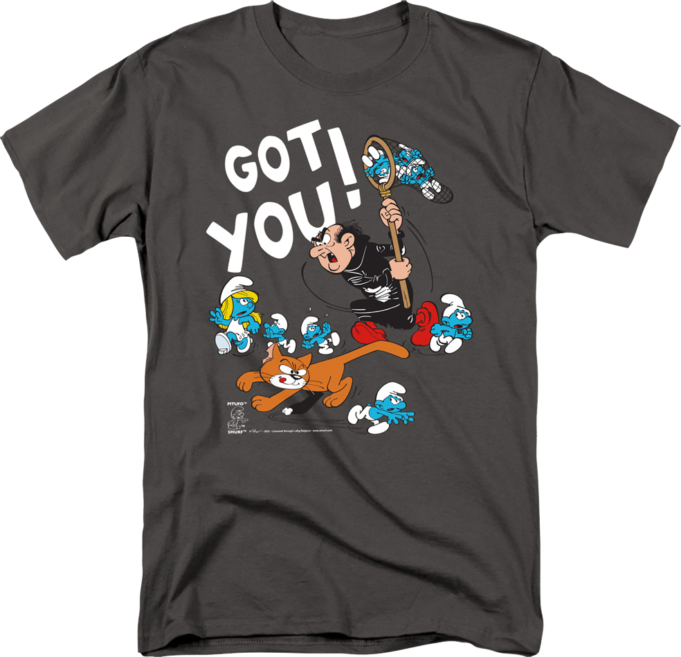 Gargamel and Azrael Got You Smurfs T-Shirt