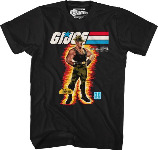 Box Art Sgt. Slaughter GI Joe T-Shirt