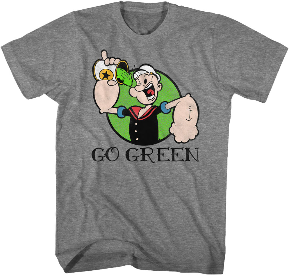 Go Green Popeye T-Shirt