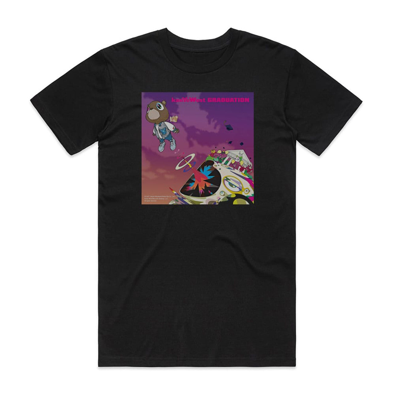 Kanye West Graduation T-Shirt Black