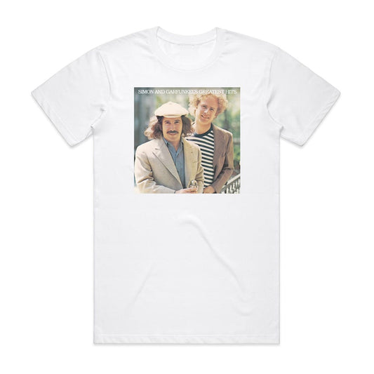 Simon and Garfunkel Greatest Hits T-Shirt White