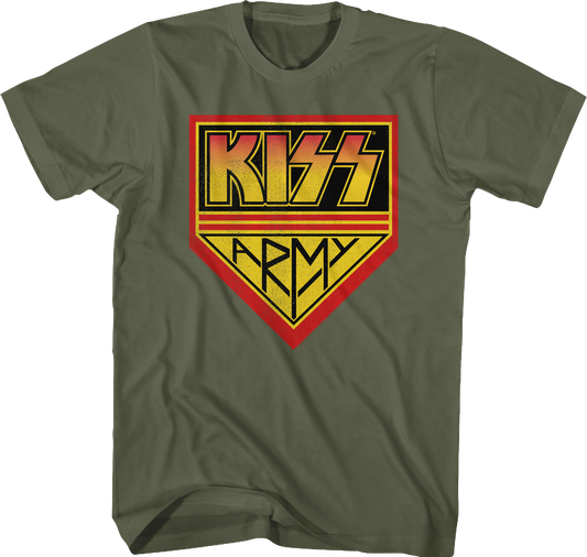 Green KISS Army T-Shirt