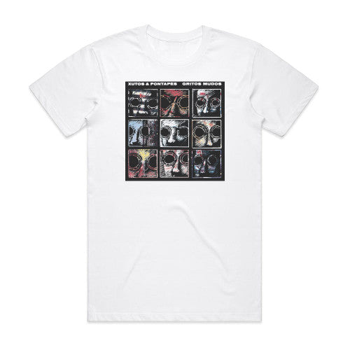 Xutos and Pontapes Gritos Mudos Album Cover T-Shirt White