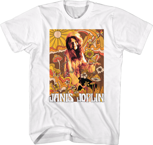 Groovy Drawings Janis Joplin T-Shirt