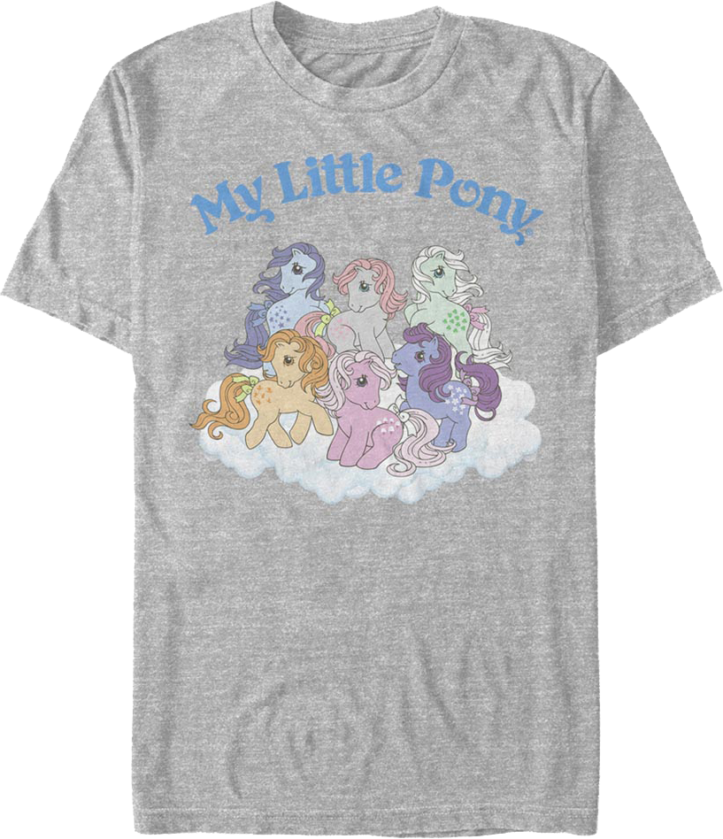 Group Cloud Photo My Little Pony T-Shirt