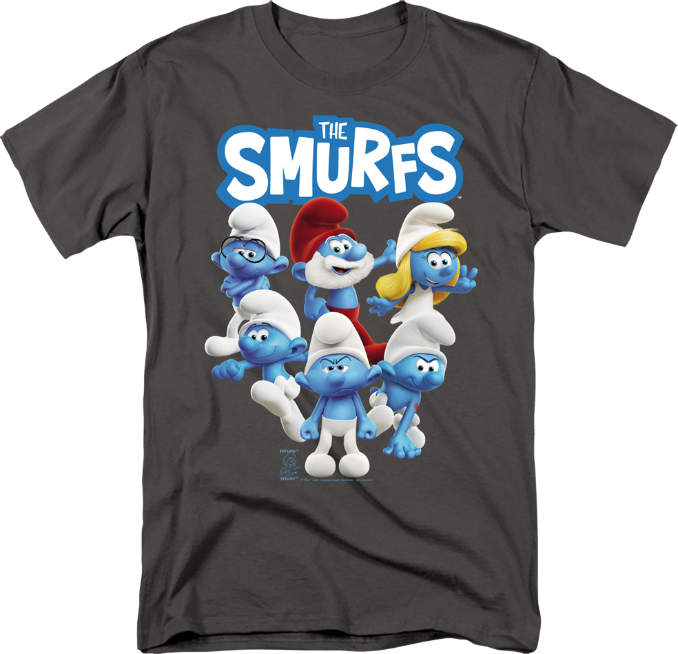 Group Photo Smurfs T-Shirt