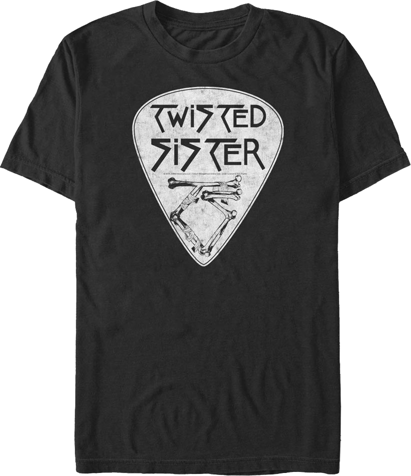 Guitar Pick Twisted Sister T-Shirt