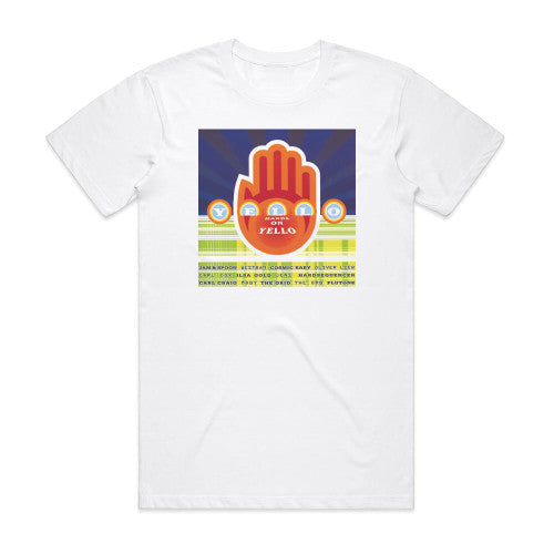 Yello Hands On Yello Album Cover T-Shirt White