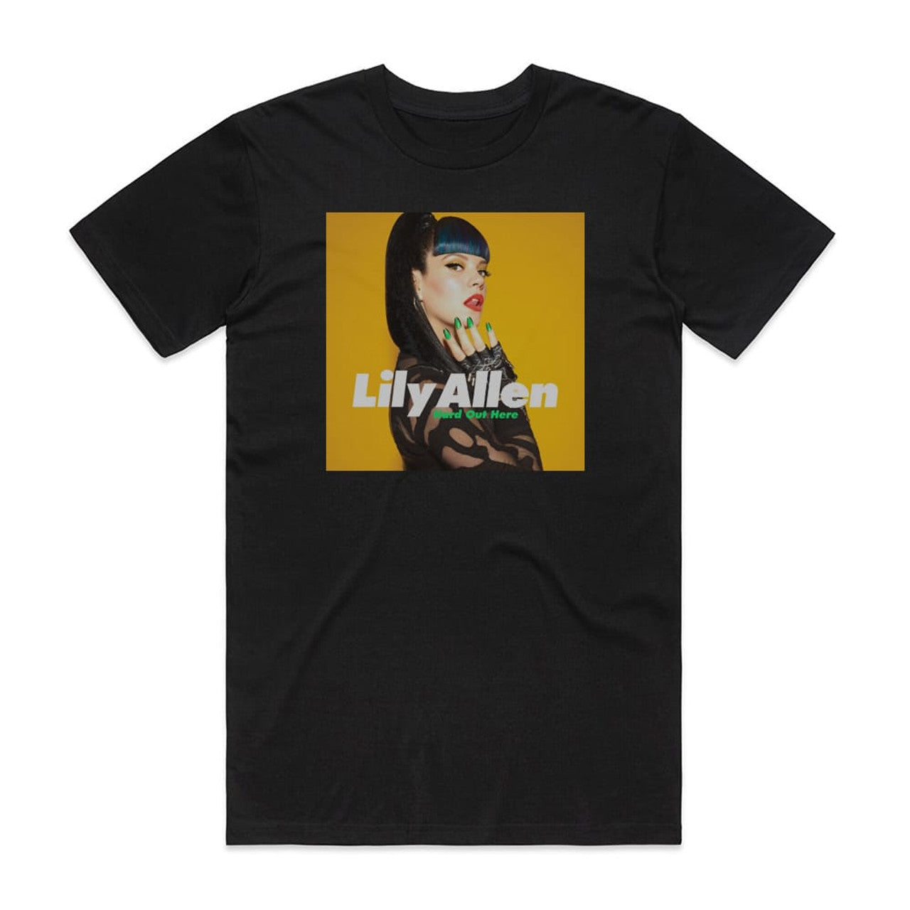 Lily Allen Hard Out Here T-Shirt Black