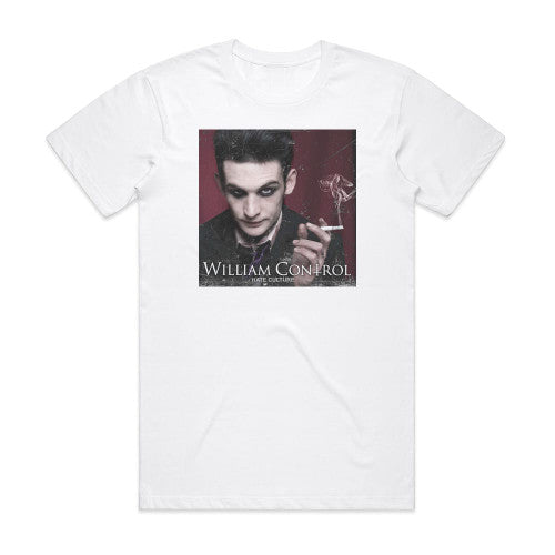 William Control Hate Culture Album Cover T-Shirt White