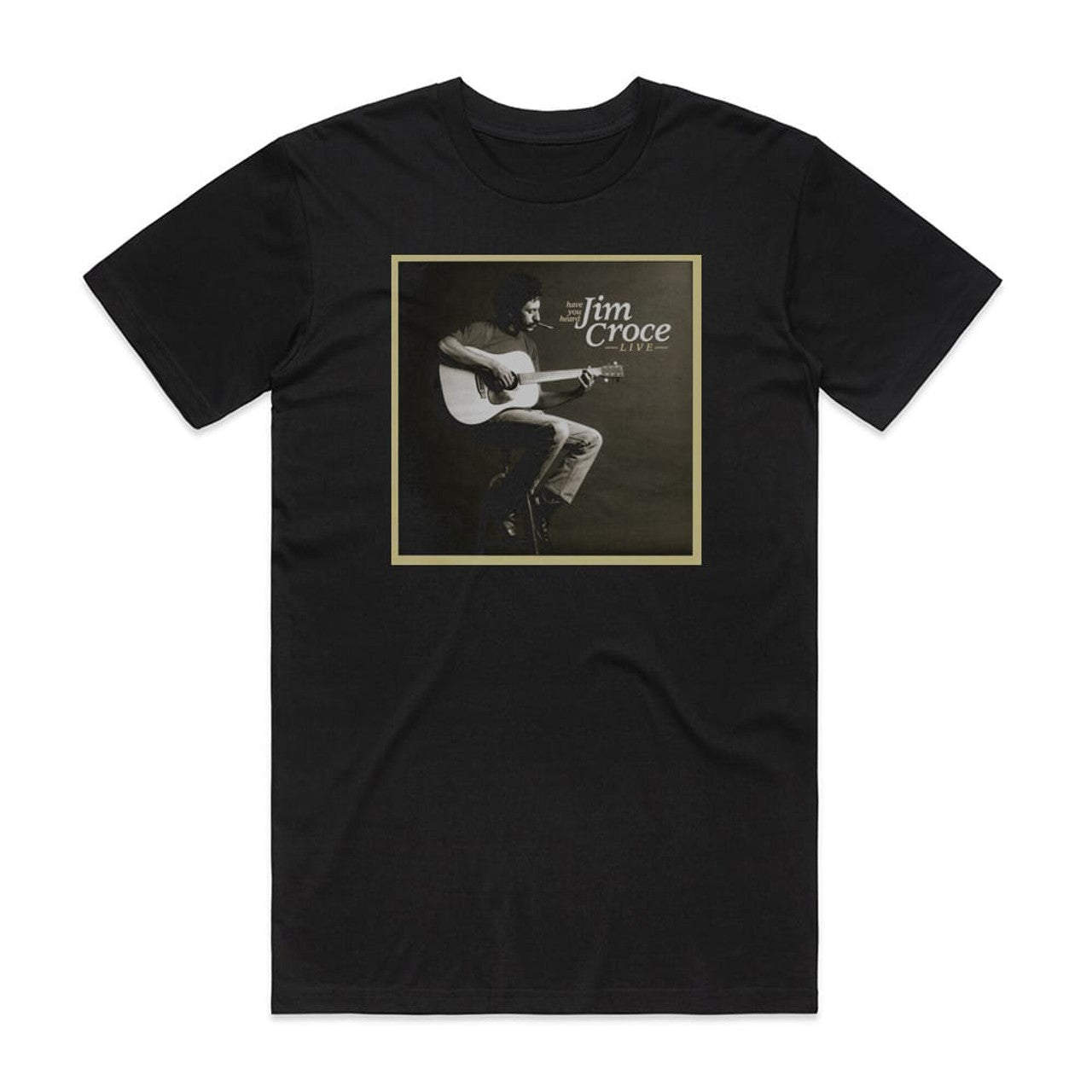 Jim Croce Have You Heard Jim Croce Live T-Shirt Black