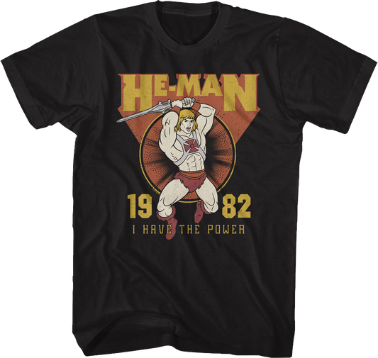 He-Man I Have The Power 1982 Masters of the Universe T-Shirt