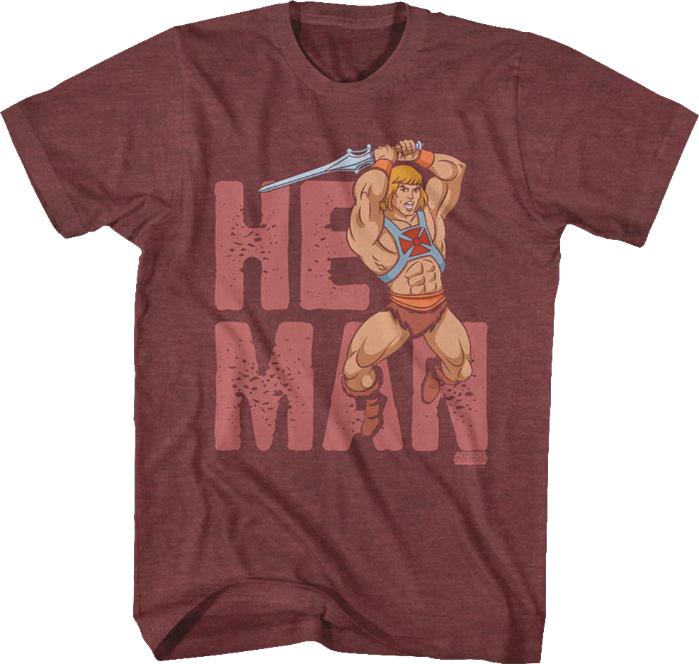 He-Man Power Sword Action Pose Masters of the Universe T-Shirt