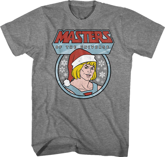 He-Man Santa Claus Hat Masters of the Universe T-Shirt