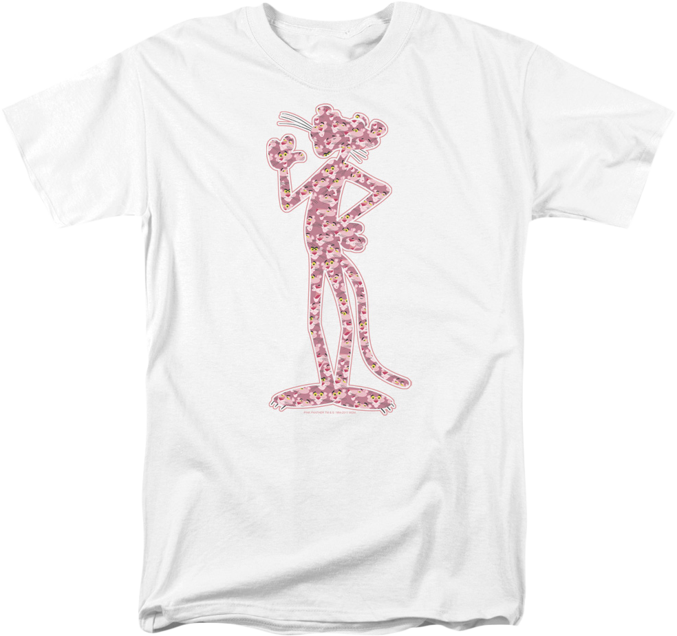 Head Design Pink Panther T-Shirt