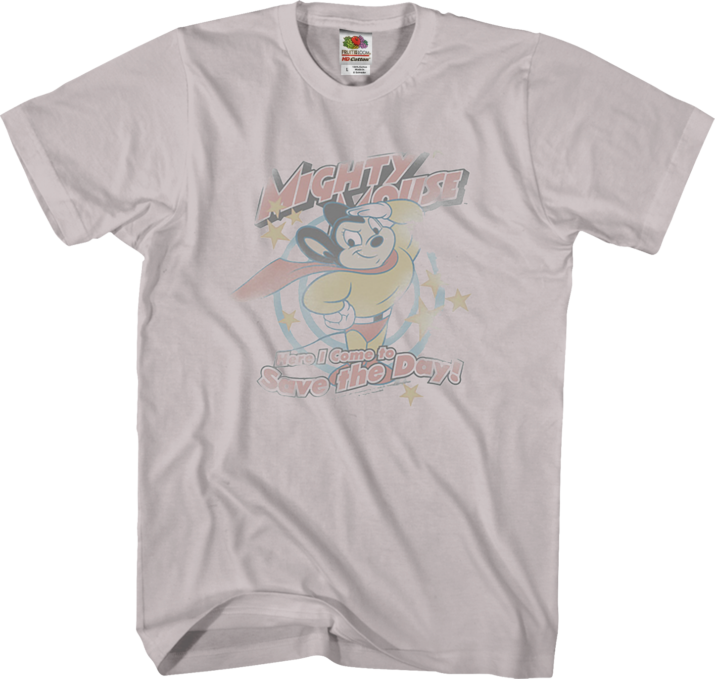 Here I Come to Save the Day Mighty Mouse T-Shirt