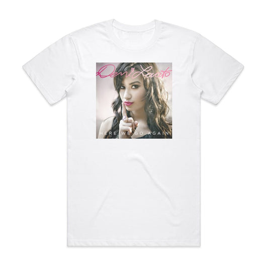 Demi Lovato Here We Go Again T-Shirt White