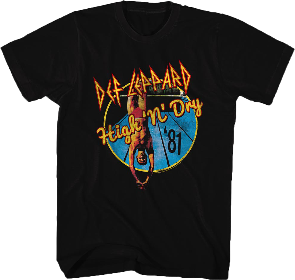 High N Dry Def Leppard T-Shirt