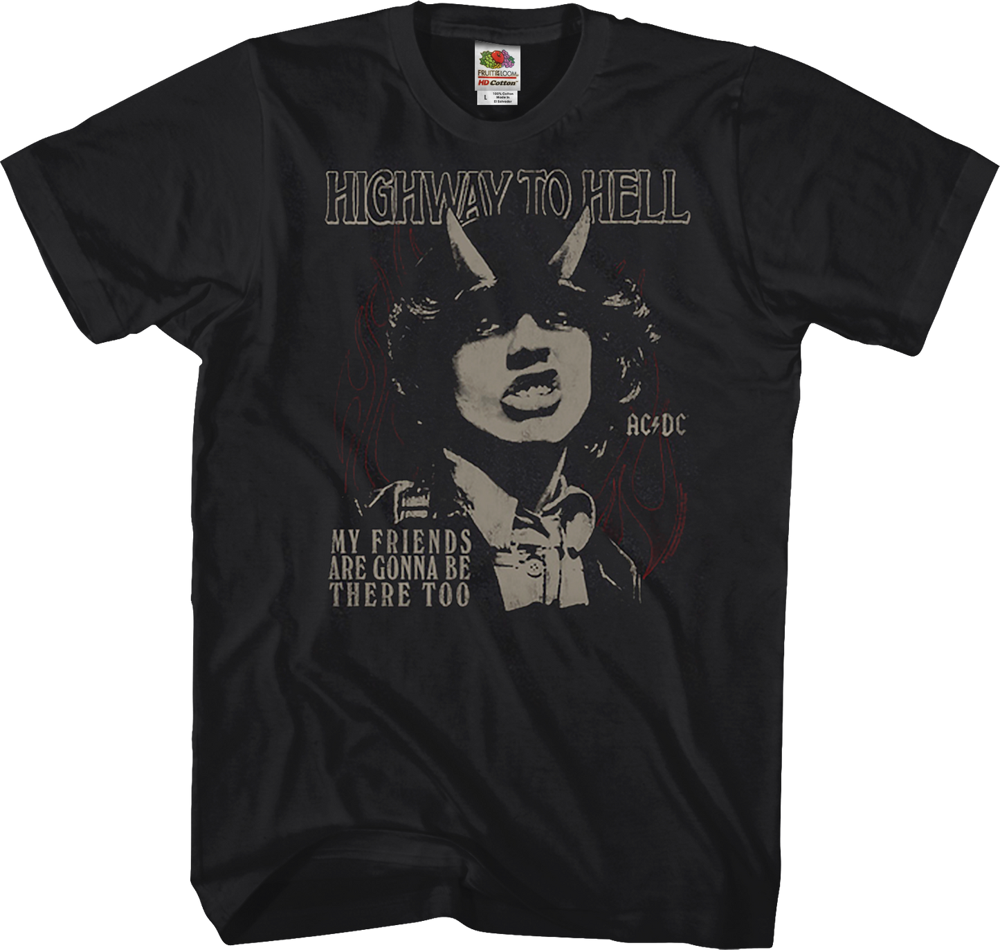 Highway To Hell My Friends Are Gonna Be There Too ACDC Shirt