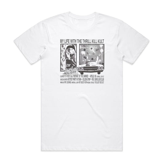 My Life With the Thrill Kill Kult Hit Run Holiday T-Shirt White